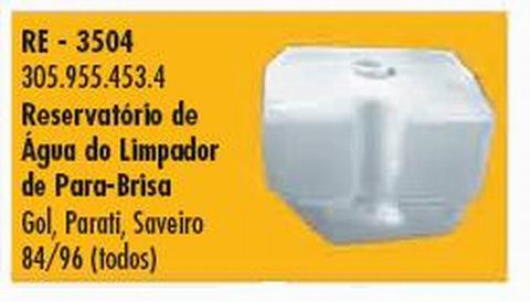 RESER LIMP P/BRISA GOL/PAR/SAV84/96 AUTO PEÇAS XAVIER 24 HORAS 